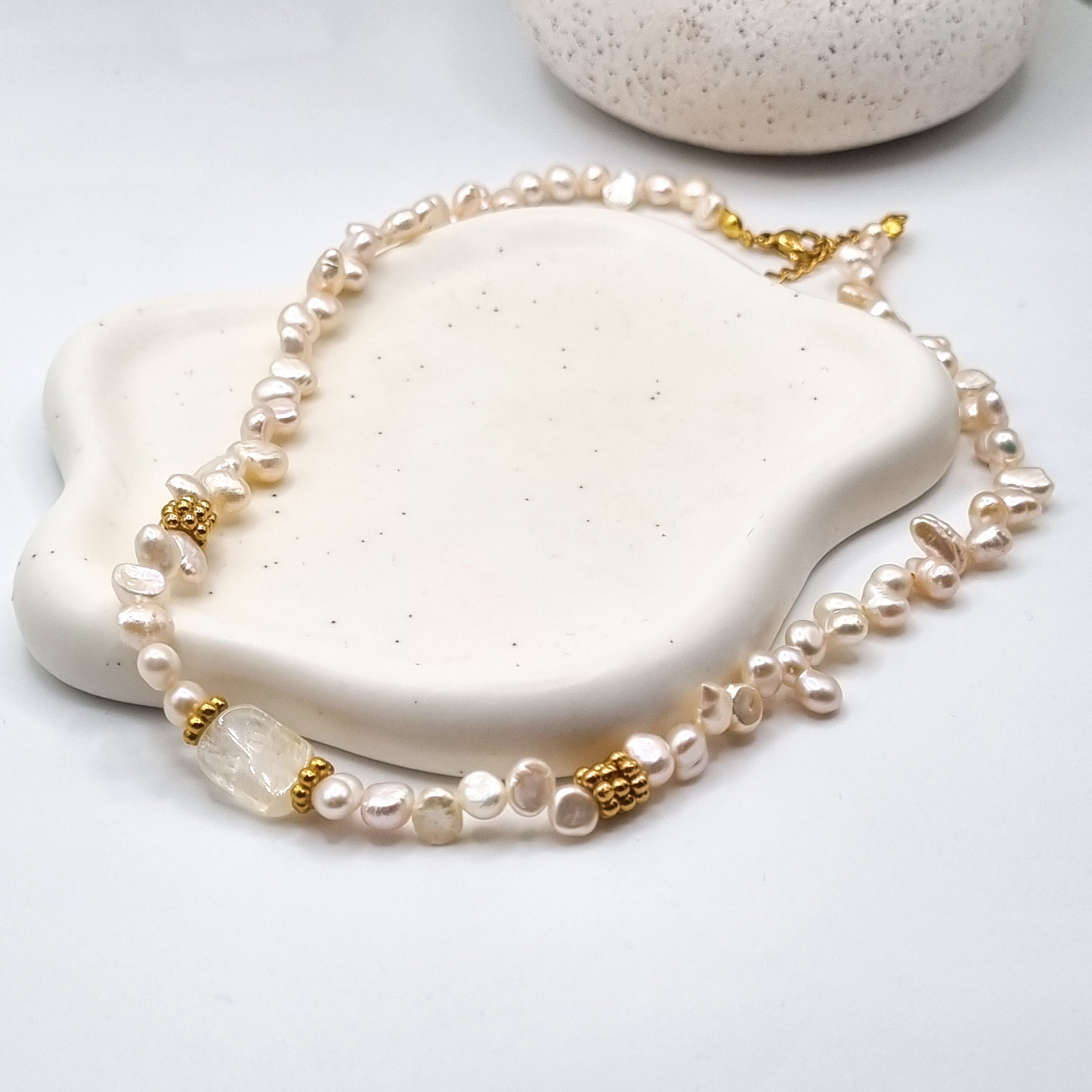 Collier perles d'eau douce