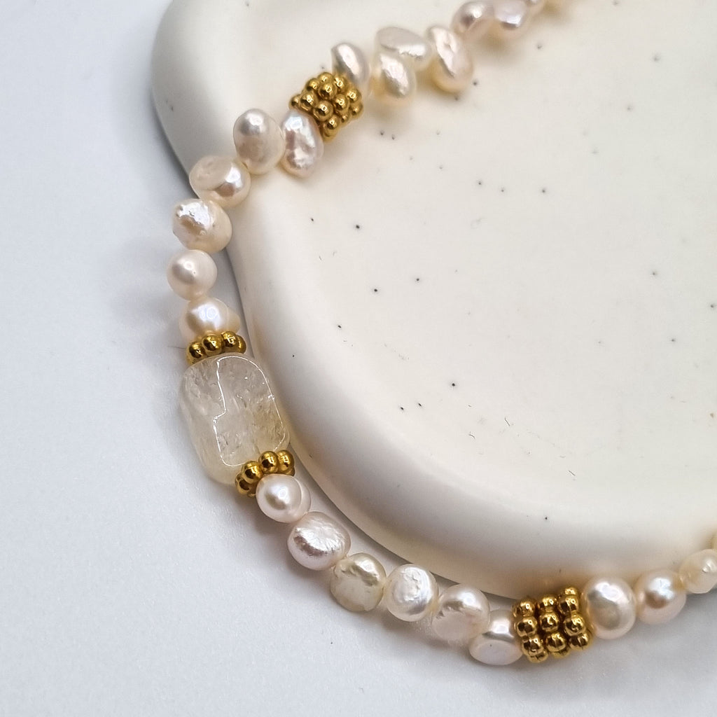 Collier perles d'eau douce