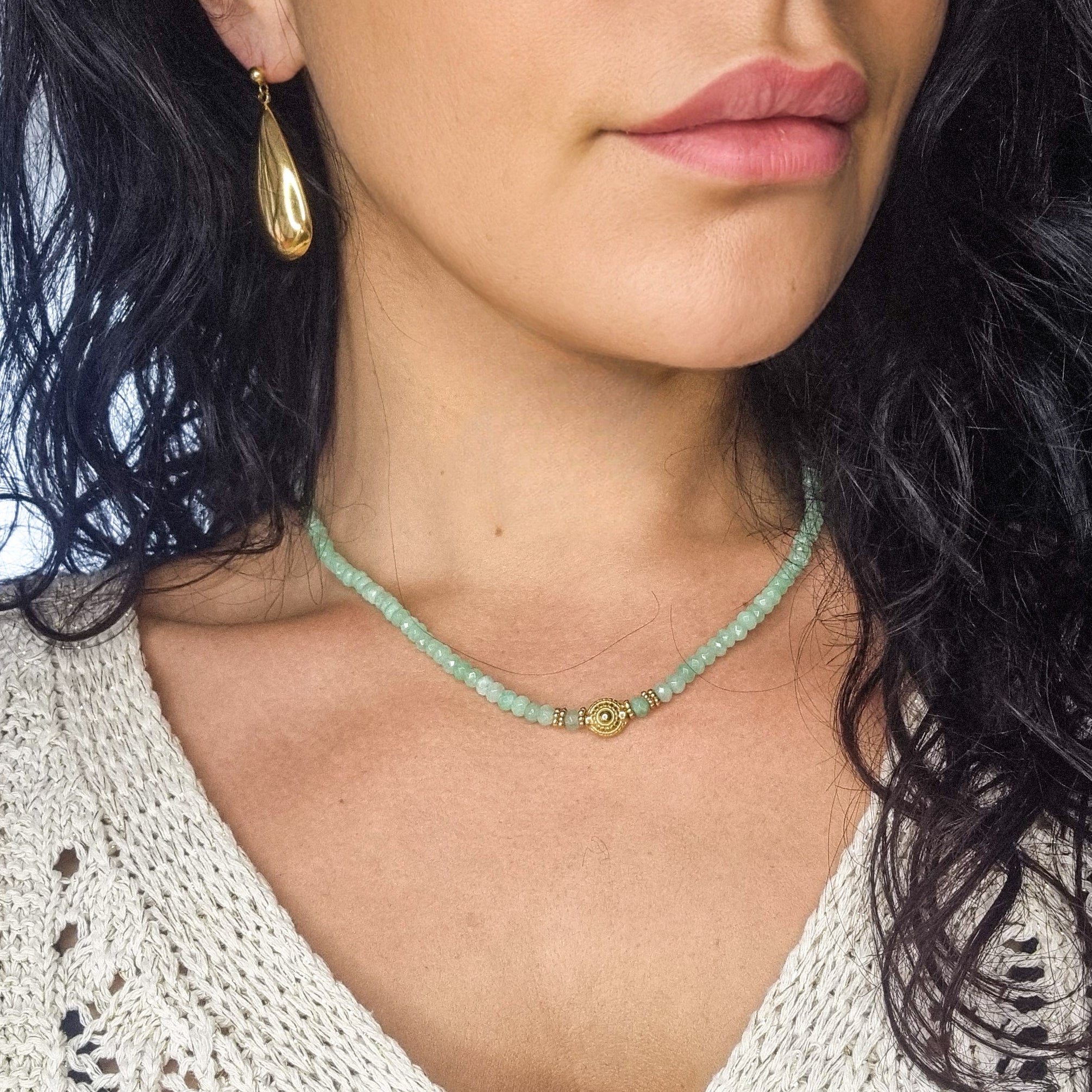 Collier aventurine